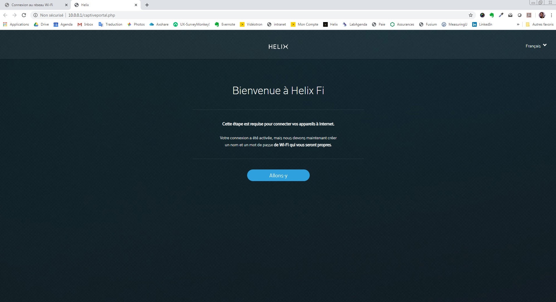 Portail Helix Fi